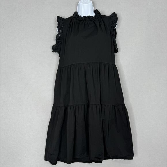 Valentina Naldi Dress Womens Medium Ruffle Tiered Made in Italy Cottage Country - Picture 1 of 10